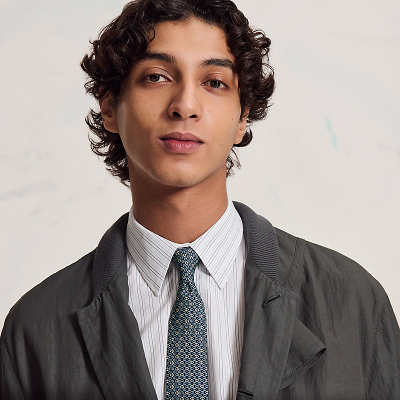 Maillonmorphose tie - Blue | Hermès USA